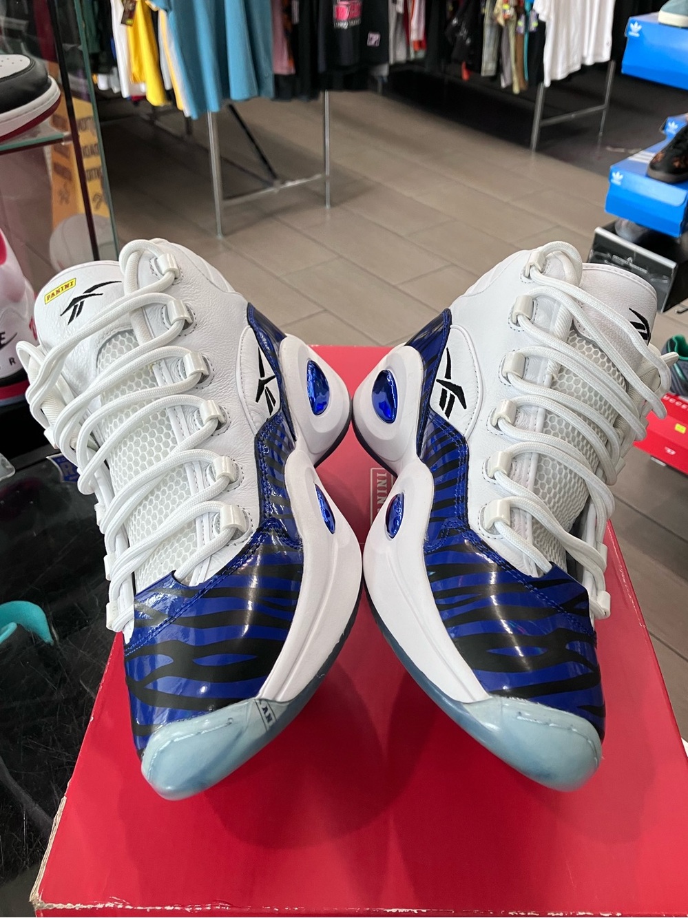 Reebok Question Mid Panini Tiger Prizm Size 13 - Picture 5 of 9